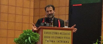 Αναγόρευση Καθηγητή Κύπρου Νικολαΐδη σε Επίτιμο Διδάκτορα Ιατρικής του Πανεπιστημίου Θεσσαλίας